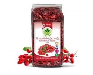 Natur Tanya Lícium gyümölcs (Lycium Barbarum, Goji bogyó) Fiatalság, erőnlét, karcsúság! 300g 