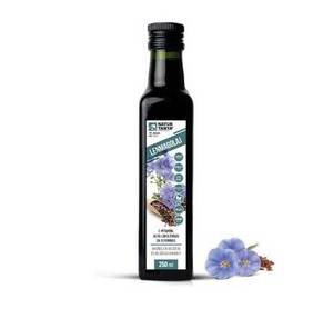 Natur Tanya Hidegen sajtolt lenmagolaj - Sárga, karakteres ízű, prémium minőség, kívül-belül. 250ml 0