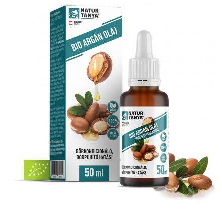 Natur Tanya Natur Tanya&#174; BIO, vegán Argán olaj - Külsőleg, belsőleg, marokkói, pörköletlen magszemekből, magas beltartalmi értékkel 50 ml 0