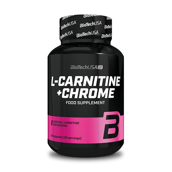 BioTech USA L-Carnitine + Chrome - 60 kapszula 1