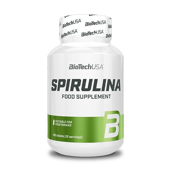 BioTech USA Spirulina - 100 tabletta 0