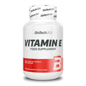 BioTech USA Vitamin E - 100 lágyzselatin kapszula 