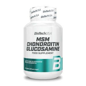 BioTech USA MSM Chondroitin Glucosamine - 60 tabletta 