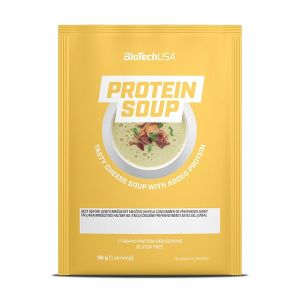 BioTech USA Protein Soup sajt ízesítésű, fehérjében gazdag levespor - 30 g 