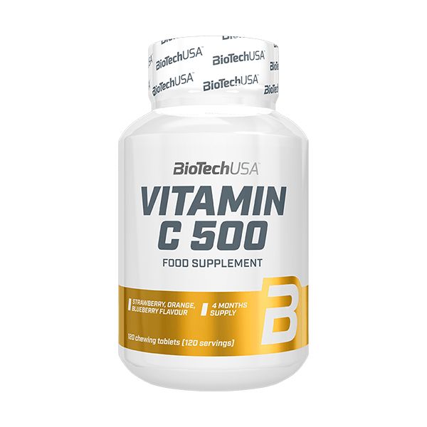 BioTech USA Vitamin C 500 - 120 rágótabletta 0