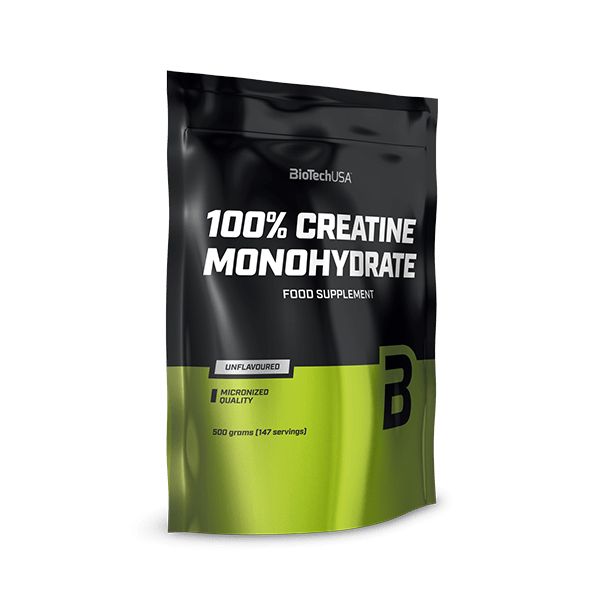 BioTech USA 100% Micronized Creatine Monohydrate - 500 g zacskós 1