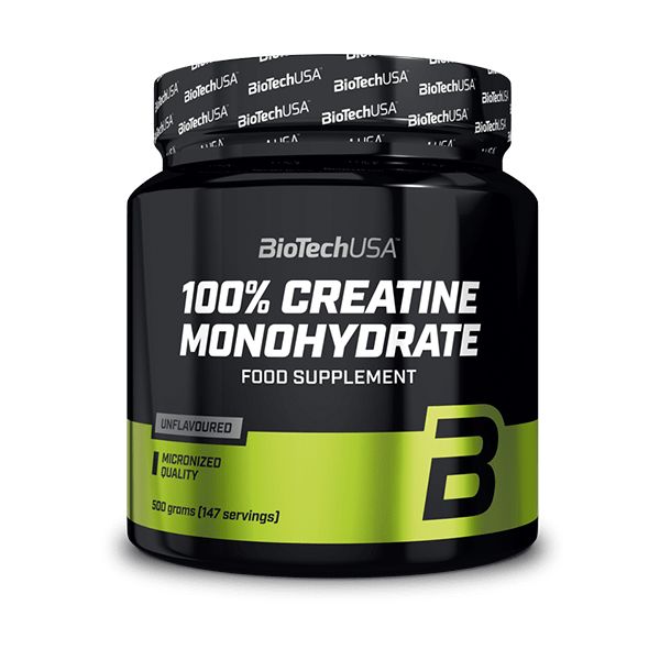 BioTech USA 100% Micronized Creatine Monohydrate - 500 g 0