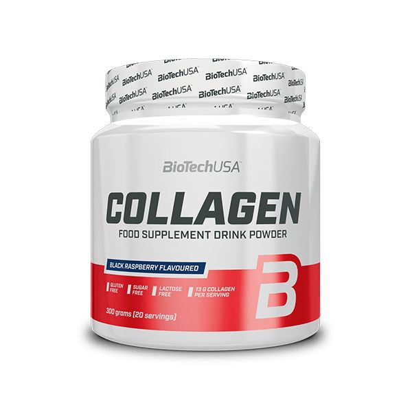 BioTech USA Collagen hidrolizált kollagén italpor - 300 g 2