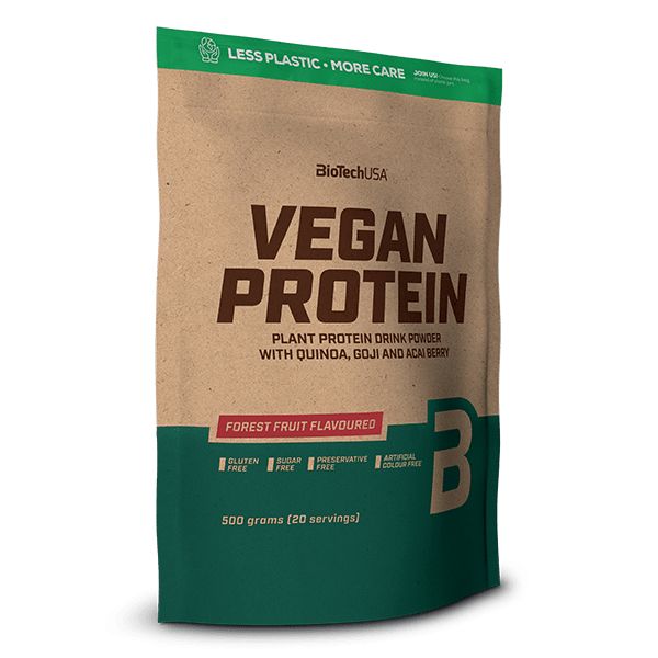 BioTech USA Vegan Protein, fehérje vegánoknak - 500 g 1