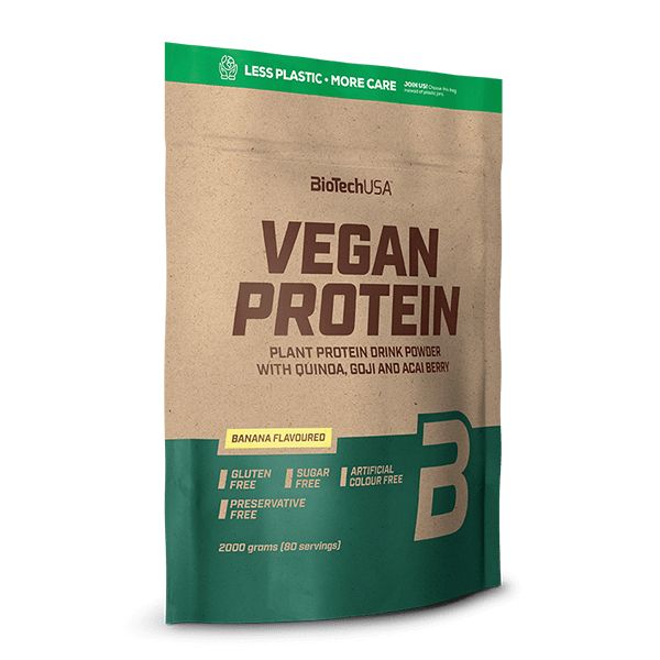 BioTech USA Vegan Protein, fehérje vegánoknak - 2000 g 1