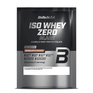 BioTech USA Iso Whey Zero Black tejsavófehérje-izolátum alapú italpor - 30 g 