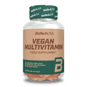 BioTech USA Vegan Multivitamin tabletta - 60 db tabletta 