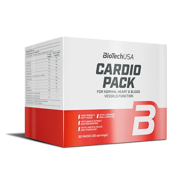 BioTech USA Cardio Pack étrend–kiegészítő csomag - 30 tasak 0