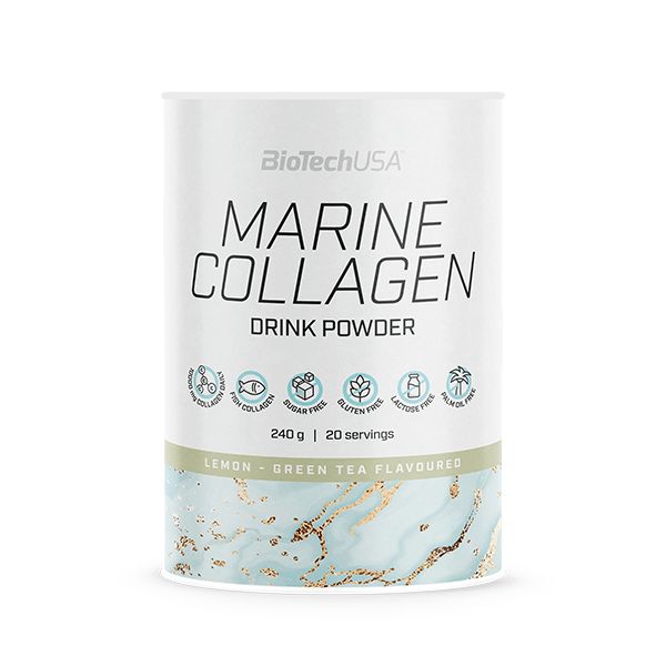 BioTech USA Marine Collagen italpor - 240 g 0