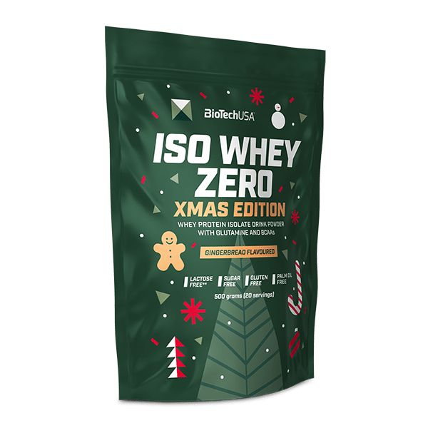 BioTech USA Iso Whey Zero - 500 g mézeskalács (limitált kiadás) 0